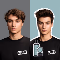 AMERICAN CREW Men's Pre-Styler Fiber Shampoo for Damaged & Fine Hair  Strengthening Shampoo  Adds Thickness & Shine  Vegan  8.4 fl oz
