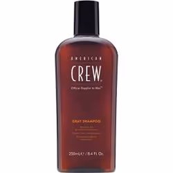 American Crew Gray Shampoo, 250ml, 250 ml, Shampoo, Non-professional, Men, Fine hair, Grey hair, Colour protection, Moisturiz ...