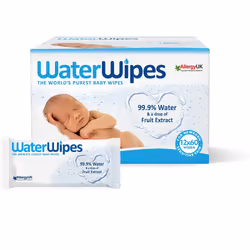 WaterWipes Baby Wipes, 99.9% Water, Unscented, Sensitive, Newborn Skin, 720 Wet Wipes (12 Packs of 60 Wipes)