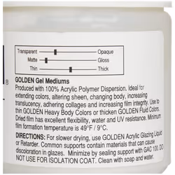 Golden Soft Matte Gel Medium8 ounce