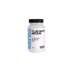 Golden Fluid Matte Medium 8-Ounce (0003520-5)