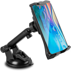 Car Phone Holder, Dashboard & Windscreen Car Tablet Holder Mount, 360 Rotation Suction Cup Window Dash Mobile Phone Automobile...
