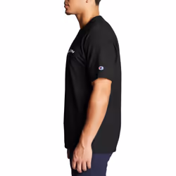 Champion mens Classic T-shirt  Classic Script T Shirt  Black-y06794  Large US