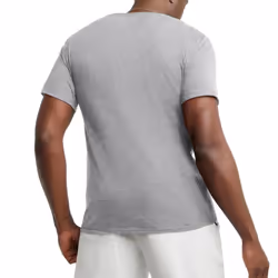 Champion Men's Classic Jersey T-Shirt  Oxford Grey Script  Large