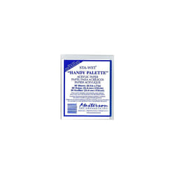 Masterson Handy Palette acrylic paper, White 30 Pack