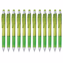 Pentel EnerGize-X Mechanical Pencil 0.5mm Light Green Barrel Box of 12 PL105K