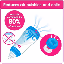 MAM Easy Start Self Sterilising Anti-Colic Bottle Pack of 3 (3 x 260 ml), MAM Baby Bottles with Medium Flow Teats, Essentials for Baby Feeding, Ivory