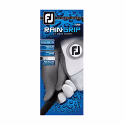 FootJoy Mens RainGrip Pair Golf Glove White Large  Pair