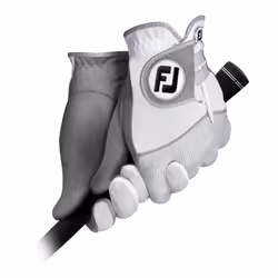 FootJoy Mens RainGrip Pair Golf Glove White Large  Pair