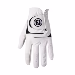 FootJoy Mens WeatherSof Pack of 2 Golf Glove White Cadet XLarge  Worn on Left Hand