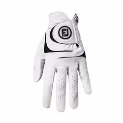 FootJoy Women's WeatherSof Prior Generation Golf Glove  White Large  Worn on Right Hand