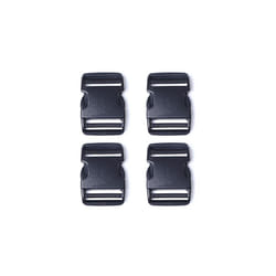 4PCS Plastic Buckle, Dual Adjustable Side Quick Release Buckle for Bracelets Backpack Tactical Bag and Gear (40mm/1.5in)