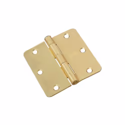3.5 x 3.5 in. Satin Brass Butt Hinge