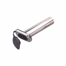 325175-1 Stainless Steel Flush-Mount Rod Holder with Cap