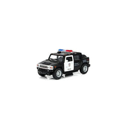 KiNSMART H2 Hummer SUT Police Truck Interceptor 5"""" 1:36 Scale Die Cast Metal Model Toy