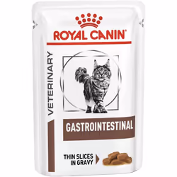 Royal Canin Veterinary Diet Cat - Gastro Intestinal Wet Cat Food Pouch 12 x 85g