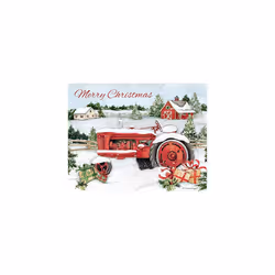 Snowy Tractor Boxed Christmas Cards (1004844)