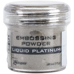 Ranger Embossing Powder  0.6-Ounce Jar  Liquid Platinum