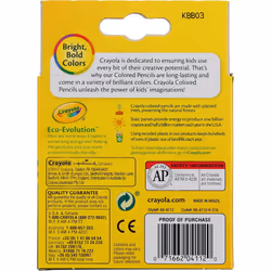 Crayola 68-4112 Colored Pencils  Short  12 Count (Pack of 2)