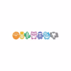 Nuby 2364772 Nuby Silicone Teether with Massaging Bristles, 3 Month Plus - Assorted Designs - Case of 36 - Pack of 36