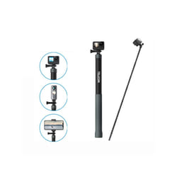 TELESIN 3M Carbon Fiber Selfie Stick Monopod  With 1/4 Screw For Action Camera