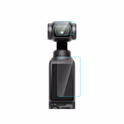 For DJI OSMO Pocket 3 PULUZ 9H 2.5D HD Tempered Glass Lens Protector + Screen Film (Transparent)