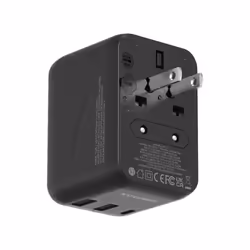 MOMAX UA11 1-World 20W PD Global Travel Fast Charger Power Adapter(Black)