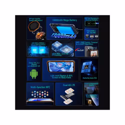 Blackview BV6200 Pro, 6GB+128GB, IP68/IP69K/MIL-STD-810H, 6.56 inch Android 13 MediaTek Helio P35 Octa Core, Network: 4G, OTG, NFC(Green)