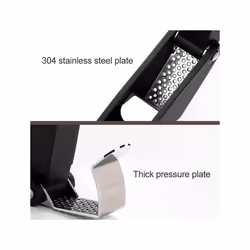 Original Xiaomi Youpin Huohou Garlic Presser Manual Garlic Mincer Chopping Garlic Tools(Black)