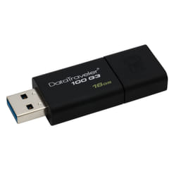 Kingston Technology DataTraveler 100 G3 USB flash drive 16 GB USB Type-A 3.2 Gen 1 (3.1 Gen 1) Black