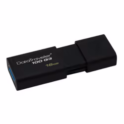 Kingston Technology DataTraveler 100 G3 USB flash drive 16 GB USB Type-A 3.2 Gen 1 (3.1 Gen 1) Black
