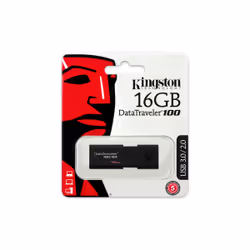 Kingston Technology DataTraveler 100 G3 USB flash drive 16 GB USB Type-A 3.2 Gen 1 (3.1 Gen 1) Black