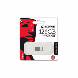 Kingston Technology DataTraveler Micro 3.1 128GB USB flash drive USB Type-A 3.2 Gen 1 (3.1 Gen 1) Metallic - Additional view 2