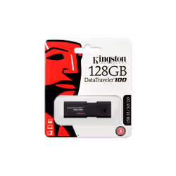 Kingston Technology DataTraveler 100 G3 USB flash drive 128 GB USB Type-A 3.2 Gen 1 (3.1 Gen 1) Black