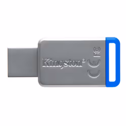 Kingston Technology DataTraveler 50 64GB USB flash drive USB Type-A 3.2 Gen 1 (3.1 Gen 1) Blue, Silver