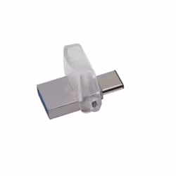 Kingston Technology DataTraveler microDuo 3C 128GB, 128 GB, USB Type-A / USB Type-C, 3.2 Gen 1 (3.1 Gen 1), 100 MB/s, Cap, Si ...