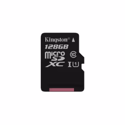 Kingston Technology Canvas Select, 128 GB, MicroSDXC, Class 10, UHS-I, 80 MB/s, 10 MB/s