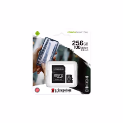 Kingston Technology Canvas Select 256GB micSDXC Plus 100R A1 C10 Card + ADP - Additional view 5