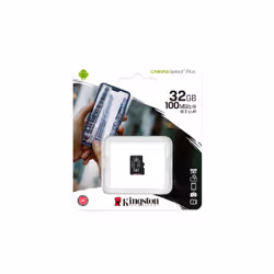 Kingston Technology 32GB micSDHC Canvas Select Plus 100R A1 C10 Single Pack w/o ADP