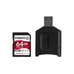 Kingston Technology Canvas React Plus 64 GB SD UHS-II Class 10