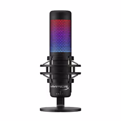 HyperX QuadCast S, Table microphone, -36 dB, 20 - 20000 Hz, 16 bit, 48 kHz, Omnidirectional/Bidirectional microphone