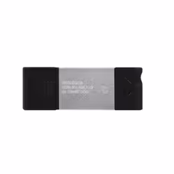 Kingston Technology DataTraveler 80 USB flash drive 128 GB USB Type-C 3.2 Gen 1 (3.1 Gen 1) Black, Silver