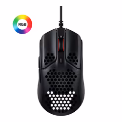 HyperX Pulsefire Haste, Ambidextrous, Optical, USB Type-A, 16000 DPI, Black