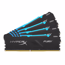 HyperX FURY HX432C16FB3AK4/128 memory module 128 GB 4 x 32 GB DDR4 3200 MHz