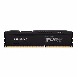 Kingston Technology FURY Beast , 8 GB, 1 x 8 GB, DDR3, 1866 MHz, 240-pin DIMM, Black
