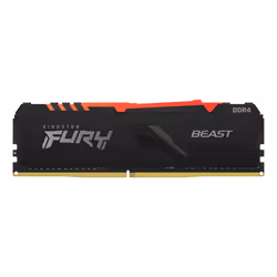 Kingston Technology FURY Beast RGB, 16 GB, 1 x 16 GB, DDR4, 2666 MHz, 288-pin DIMM