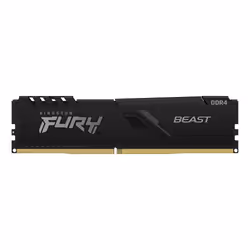 Kingston Technology FURY Beast 8GB 3733MT/s DDR4 CL19 DIMM Black, 8 GB, 1 x 8 GB, DDR4, 288-pin DIMM