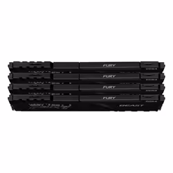 Kingston Technology FURY Beast 128GB 2666MT/s DDR4 CL16 DIMM (Kit of 4) Black