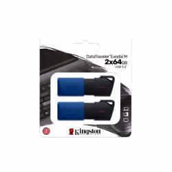 Kingston Technology DataTraveler 64GB USB3.2 Gen 1 Exodia M (Black + Blue) - 2 Pieces - Additional view 6