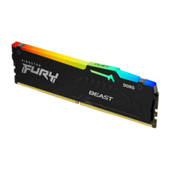 Kingston Technology FURY Beast 16GB 4800MT/s DDR5 CL38 DIMM Black RGB